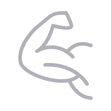 spor salonu vektör renk çizgisi simgesi