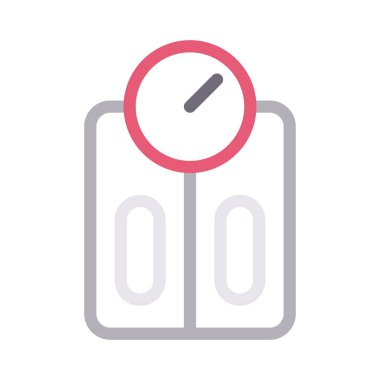 metre vektör renk çizgisi simgesi