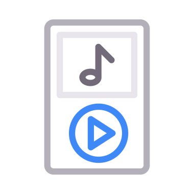 mp3  vector color line  icon