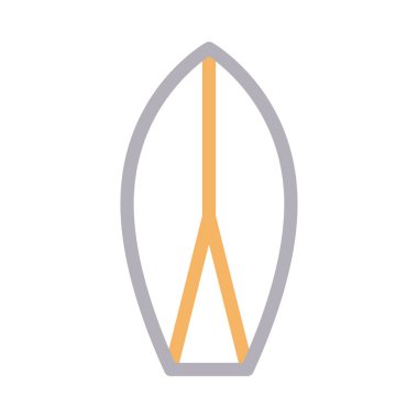 tahta vektör renk çizgisi simgesi