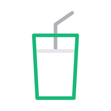 içecek vektör renk çizgisi simgesi