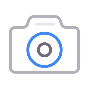 DSLR vektör renk çizgisi simgesi