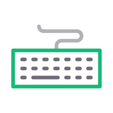 Vektör renk çizgisi simgesi yazılıyor