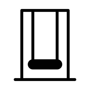 park vektörü simgesi düz simgesi