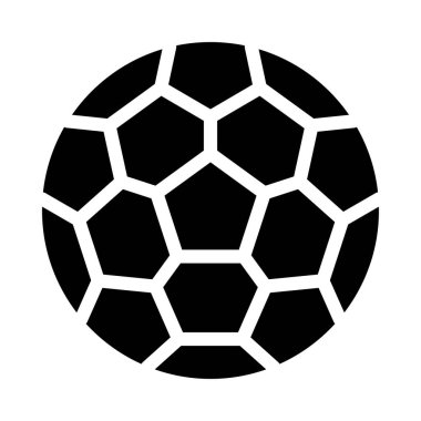 futbol vektörü düz simgesi