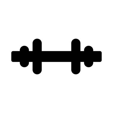 barbel vektör düz simge