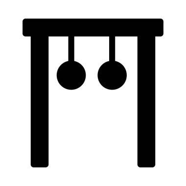 spor salonu vektör düz simgesi