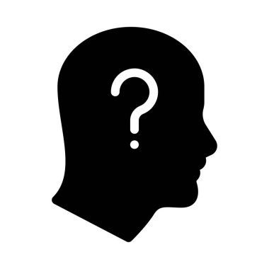 yardımcı vektör glyph düz simgesi