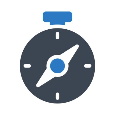 yön vektör renk simgesi