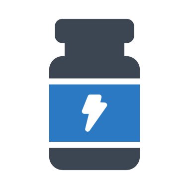 powder vector glyph color icon