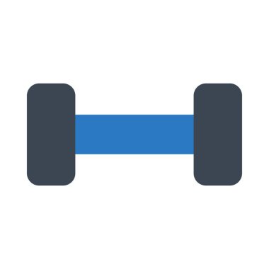 spor salonu vektör renk simgesi