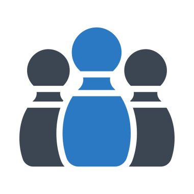 yapay vektör renk çizgisi simgesi