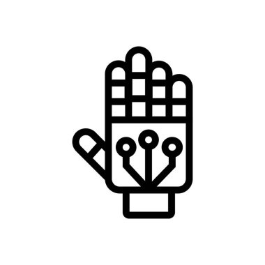 yapay vektör renk çizgisi simgesi