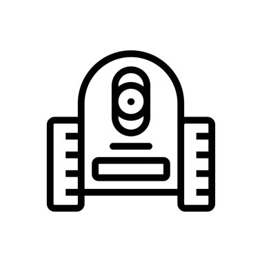 yapay vektör renk çizgisi simgesi