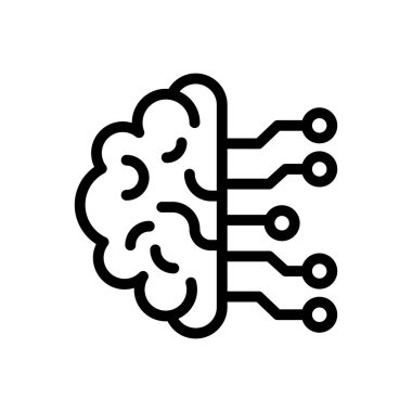 yapay vektör renk çizgisi simgesi