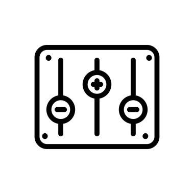 yapay vektör renk çizgisi simgesi