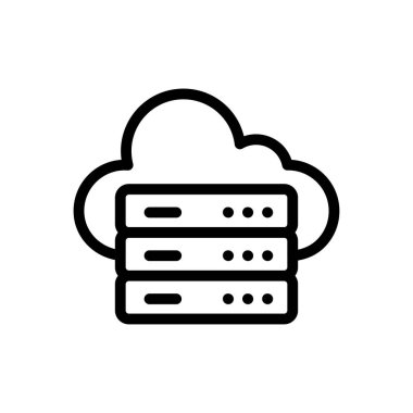 yapay vektör renk çizgisi simgesi