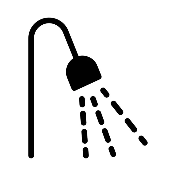 Bad Vector Hiëroglief Plat Pictogram — Stockvector