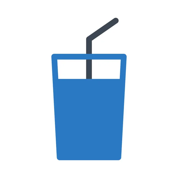 Trinken Vektor Glyphen Farbe Symbol — Stockvektor