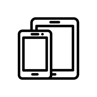 yapay vektör renk çizgisi simgesi