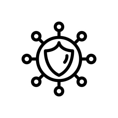 yapay vektör renk çizgisi simgesi