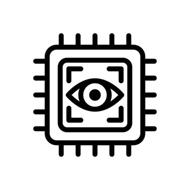 yapay vektör renk çizgisi simgesi