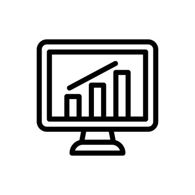 yapay vektör renk çizgisi simgesi