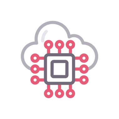 yapay vektör renk çizgisi simgesi