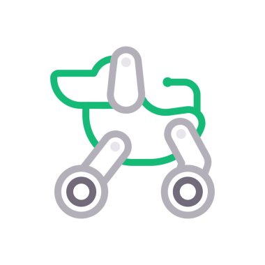 otomatik vektör renk çizgisi simgesi