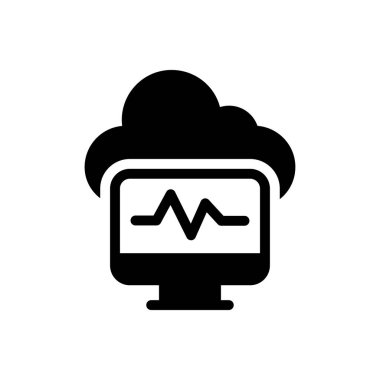 darbeler vektör düz simge