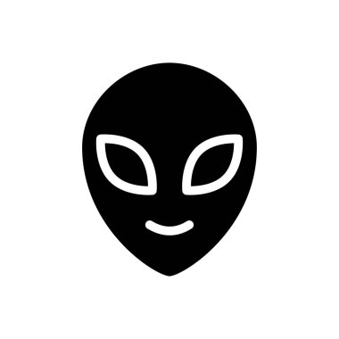 canavar vektör simgesi düz simge