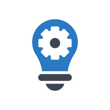 yaratıcı vektör gylyph renk simgesi