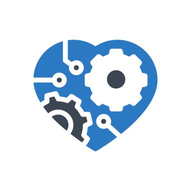 yapay vektör gylyph renk simgesi