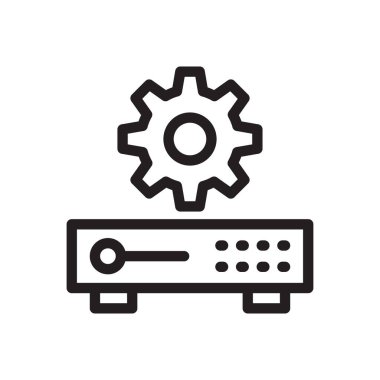 vektör ince çizgi simgesi ayarlanıyor