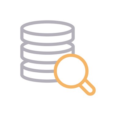 sunucu vektör renk çizgisi simgesi