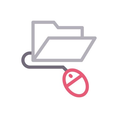 dosya vektör renk çizgisi simgesi