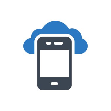 bulut vektörü renk simgesi