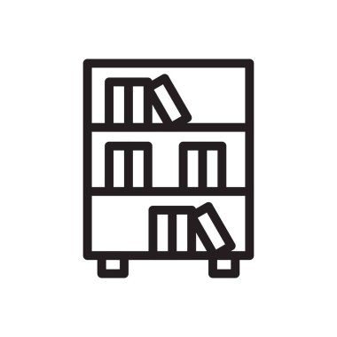 kitap vektörü ince çizgi simgesi