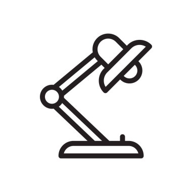 ışık vektörü ince çizgi simgesi