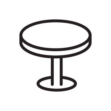 tablo vektörü ince çizgi simgesi