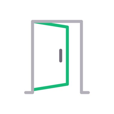 vektör renk çizgisi simgesini aç