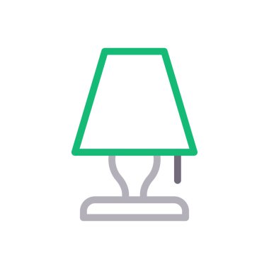 ışık vektörü renk çizgisi simgesi