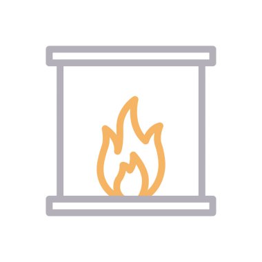 Baca vektörü renk çizgisi simgesi