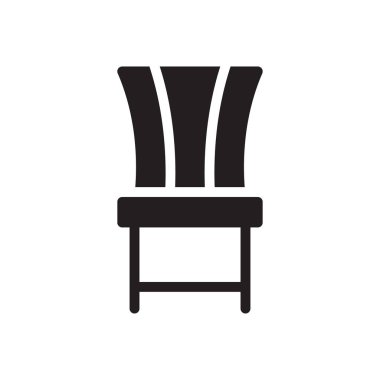 koltuk vektörü sembolü düz simge