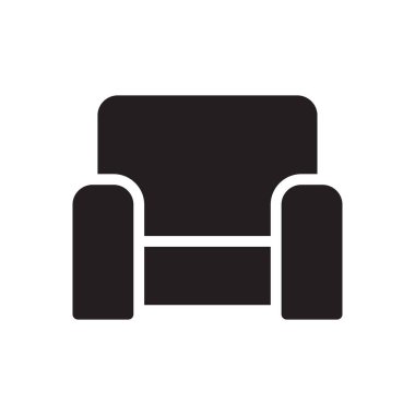 kanepe vektör düz simgesi