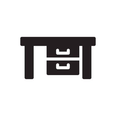 kabine vektör simgesi düz simge