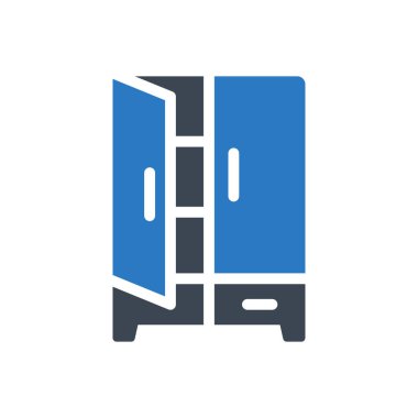 dolap vektörü renk simgesi