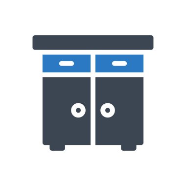 masa vektörü renk simgesi