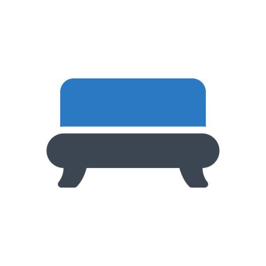 kanepe vektörü renk simgesi