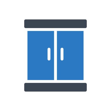 dolap vektör renk simgesi